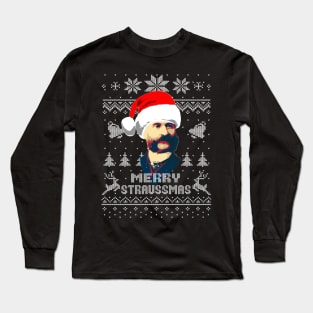 Johan Strauss Merry Straussmas Long Sleeve T-Shirt